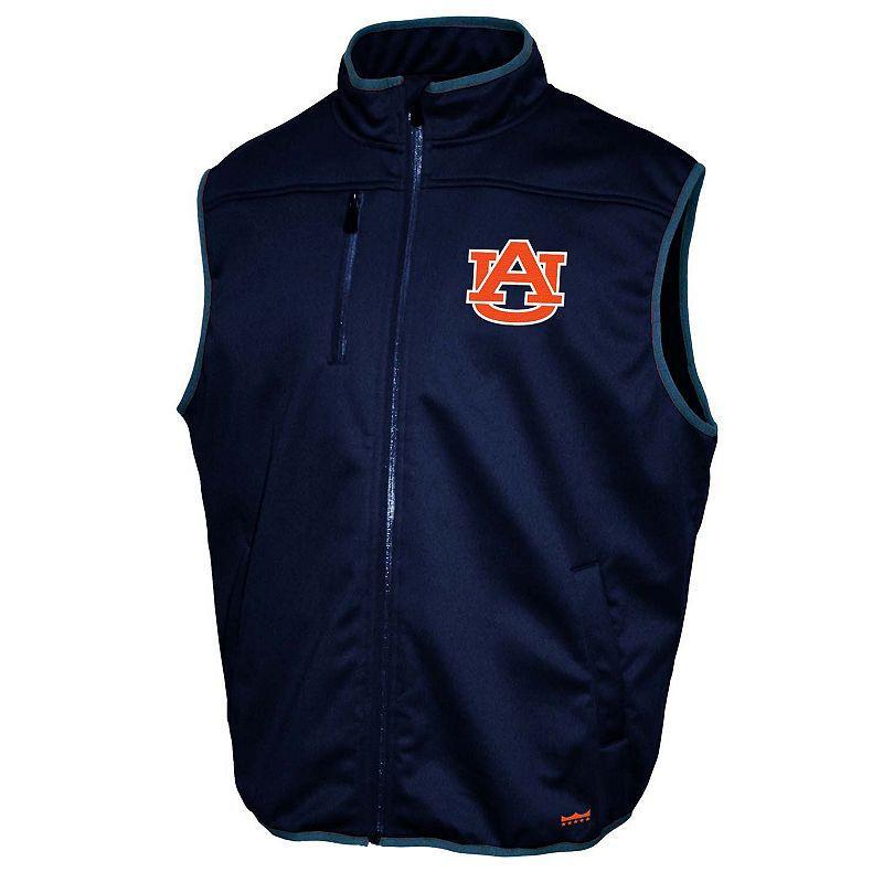 Mens Auburn Tigers Zip Up Softshell Vest Blue Product Image