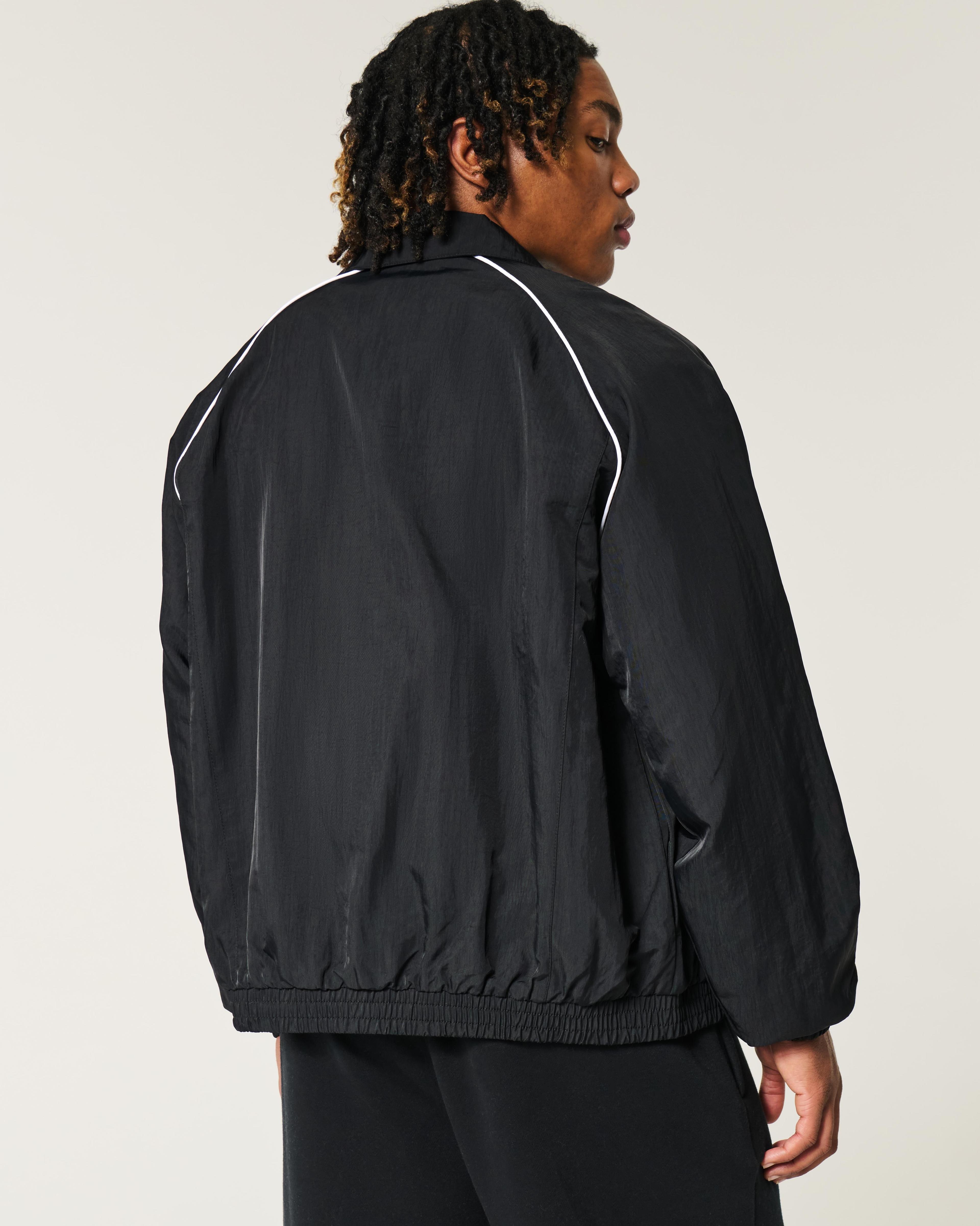 Zip-Up Windbreaker Jacket Product Image