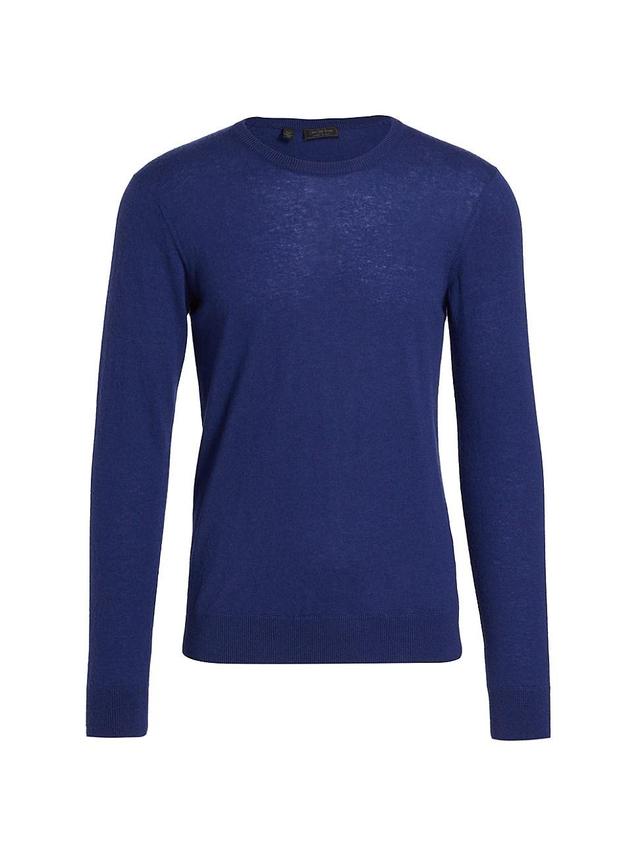 Mens COLLECTION Lightweight Cashmere Crewneck Sweater Product Image