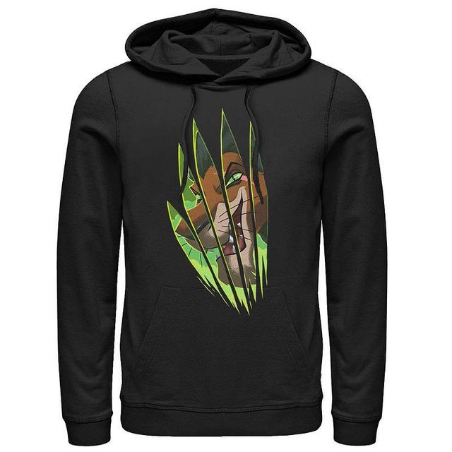 Disneys Lion King Scar Slash Portrait Mens Hoodie Product Image