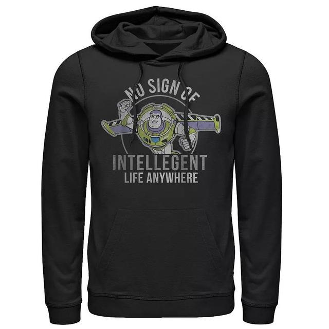 Mens Disney Pixar Toy Story Buzz No Sign Of Intelligent Life Hoodie Product Image