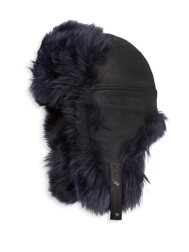 Womens Shearling Trapper Hat Product Image