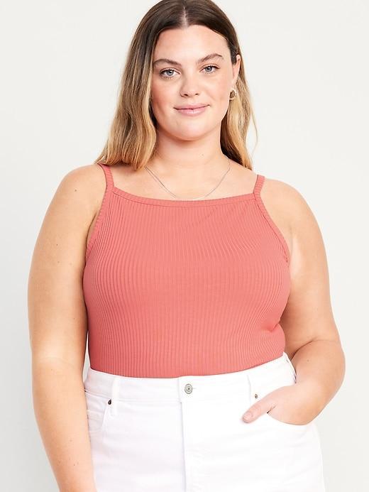 Rib-Knit Cami Tank Top Product Image