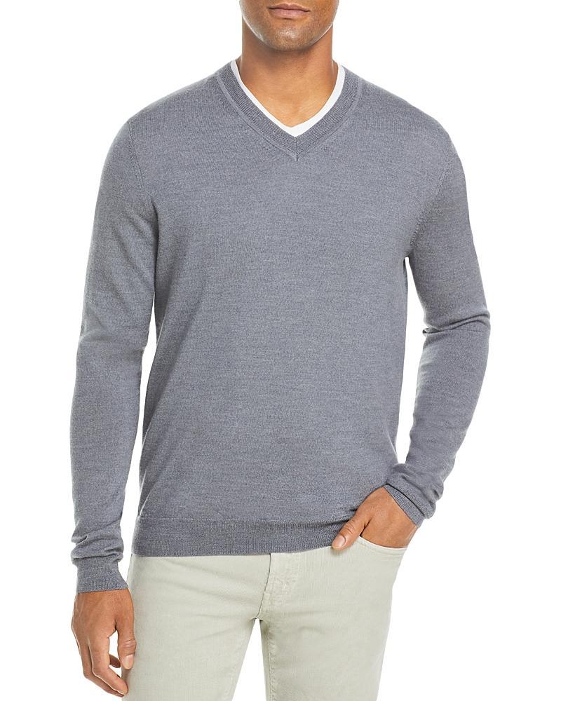 The Mens Store at Bloomingdales V-Neck Merino Sweater - Exclusive Product Image