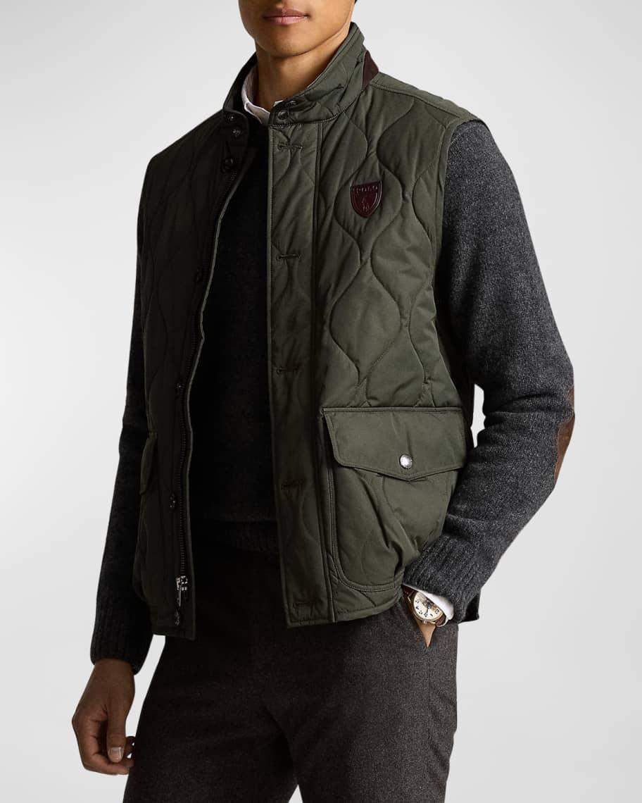 Men's Quilted Full-Zip Utility Vest Product Image