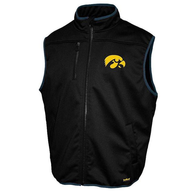 Mens Iowa Hawkeyes Zip Up Softshell Vest Product Image