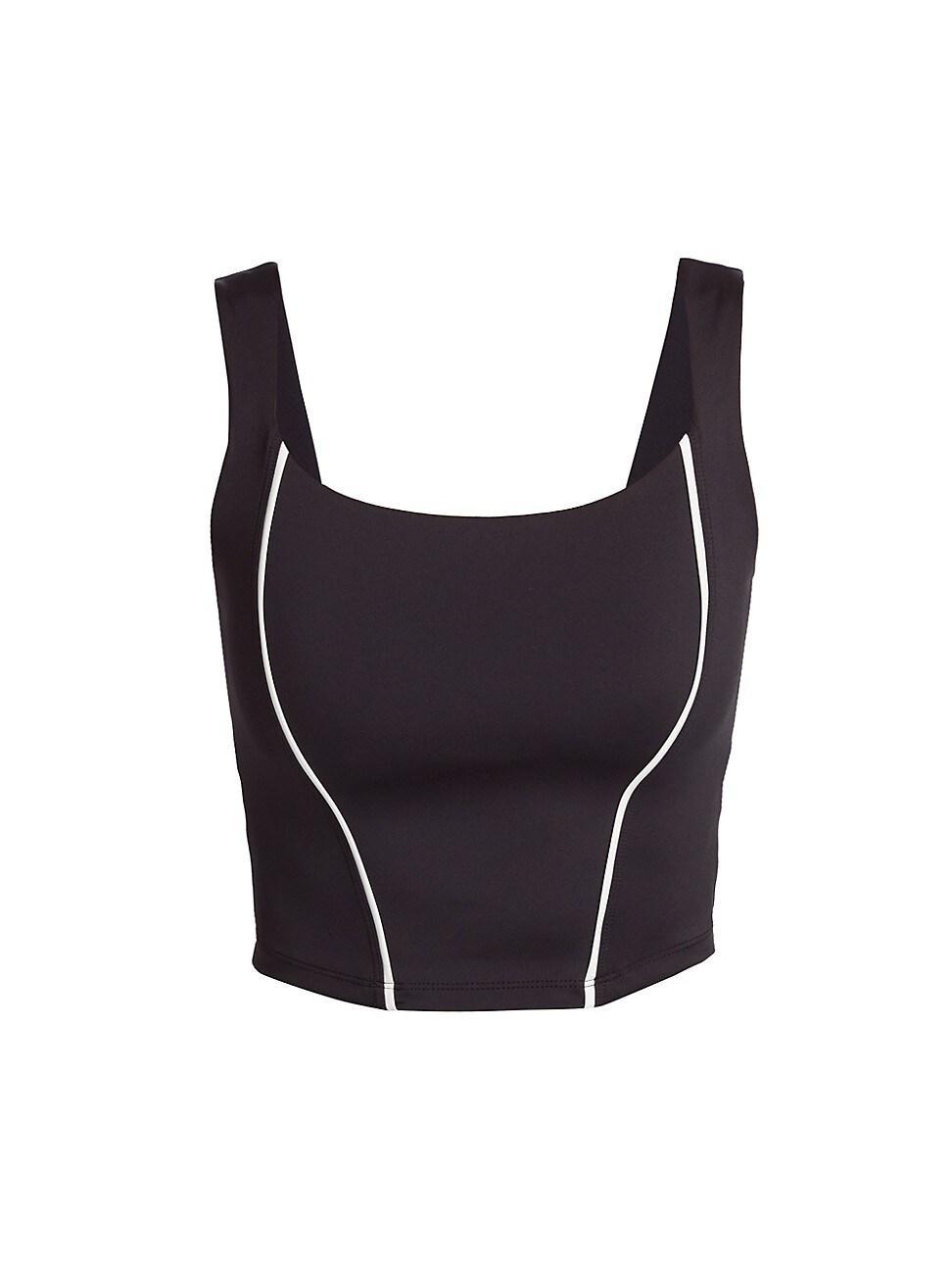 Womens Corset Crop Tank Top Product Image