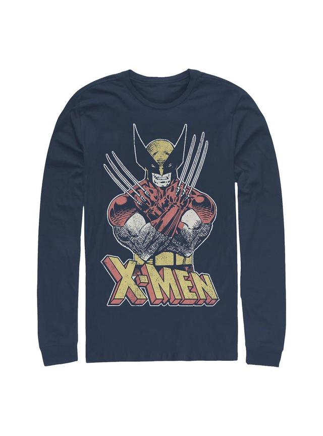 Marvel X-Men Vintage Wolverine Long-Sleeve T-Shirt Product Image