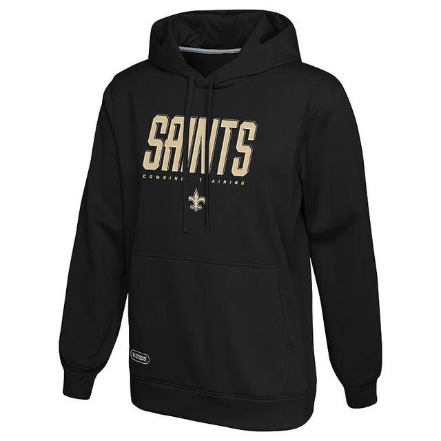 Mens New Orleans Saints Combine Authentic Pullover Hoodie Product Image