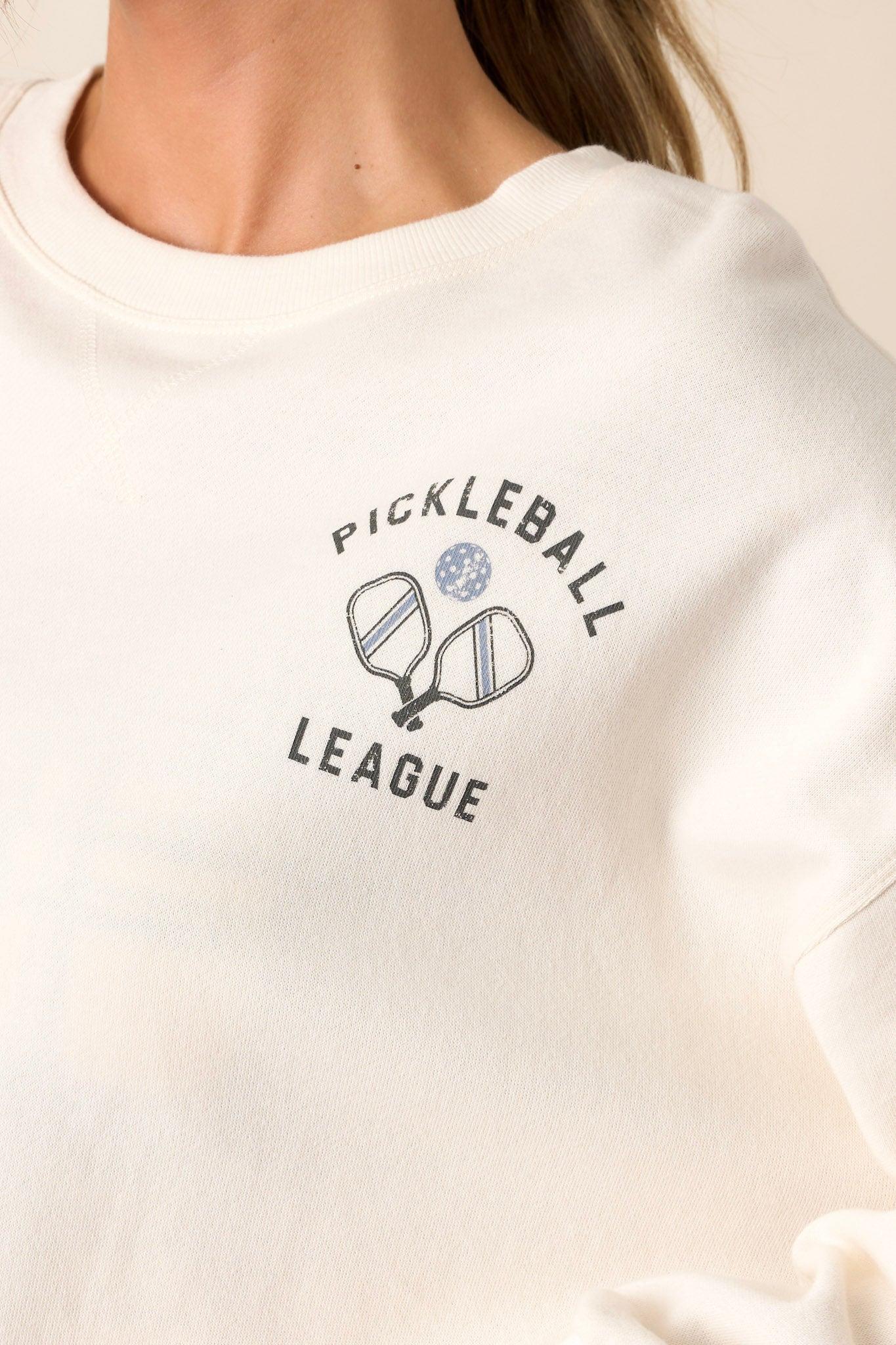 Z Supply Pickleball Sandstone Sweatshirt Product Image