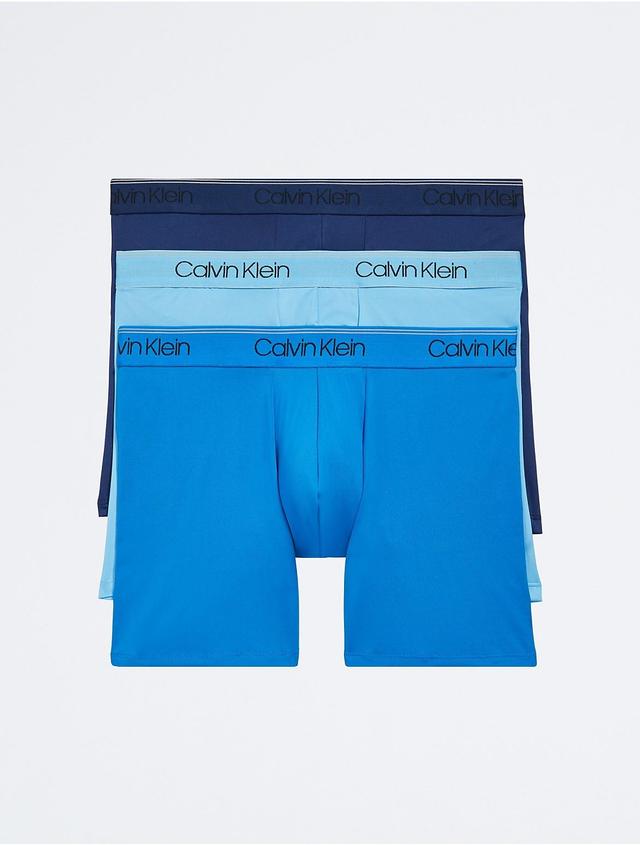 Calvin Klein 3-Pack Low Rise Microfiber Stretch Boxer Briefs Product Image