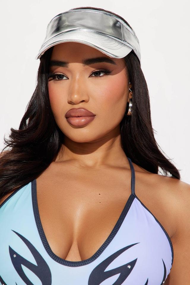 Tanning Season Visor - Silver Product Image