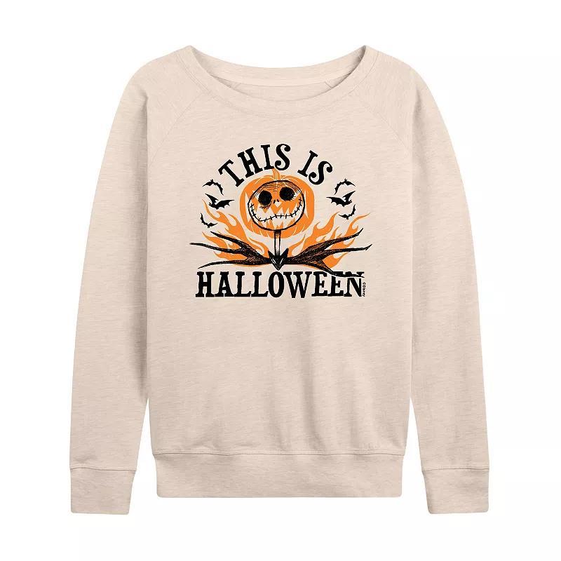 Disneys Nightmare Before Christmas Jack Skellington Womens This Is Halloween Lightweight French Terry Sweatshirt Product Image