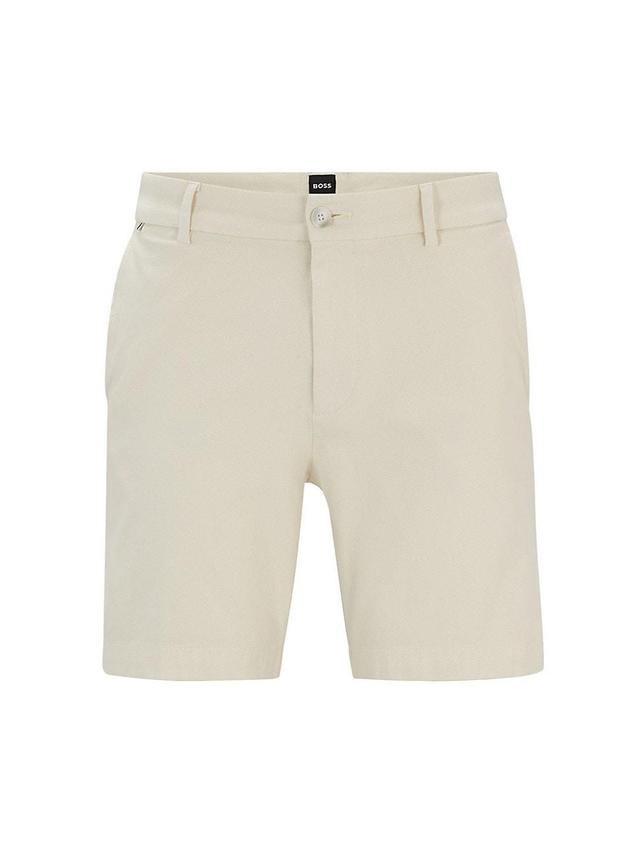 Mens Regular Fit Regular Rise Shorts in Stretch Cotton Product Image