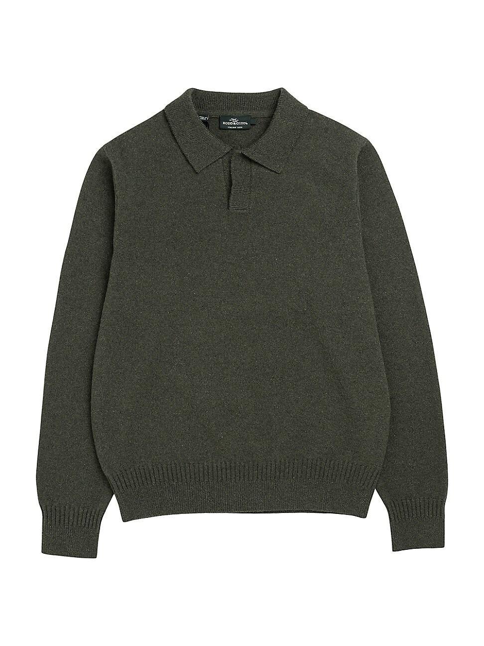 Mens Kingswood Wool-Blend Polo Sweater Product Image