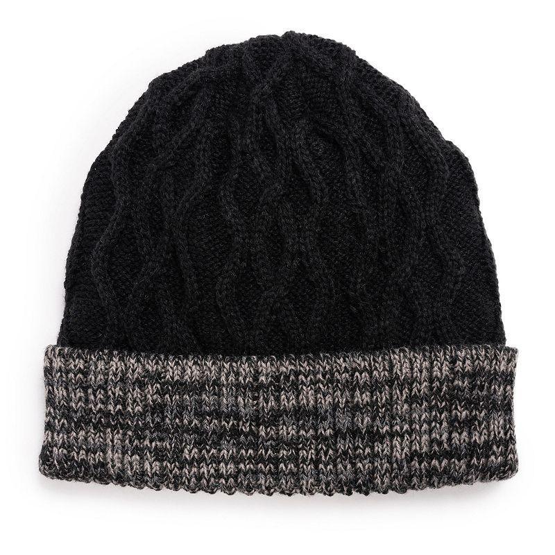 Mens MUK LUKS Cable Cuff Cap Product Image