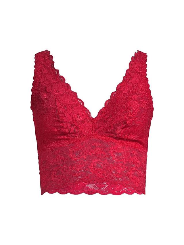 Womens Never Say Never Cropped Lace Bralette Product Image