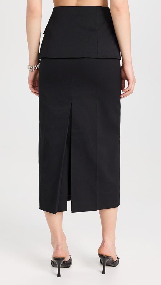 Juun. J Jacket Layerd Long Slit Skirt | Shopbop Product Image