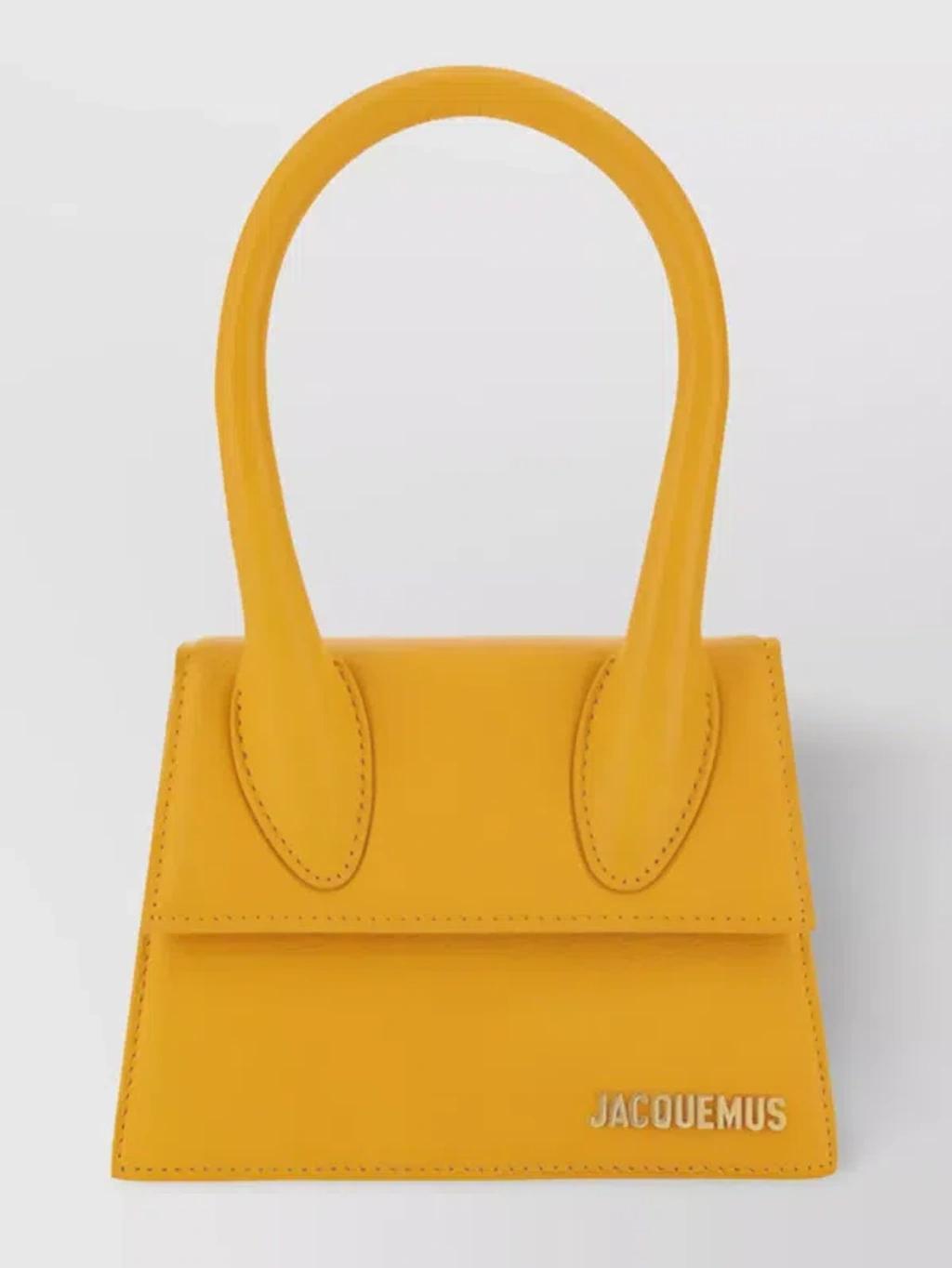 JACQUEMUS Le Chiquito Moyen Handbag In Orange Product Image