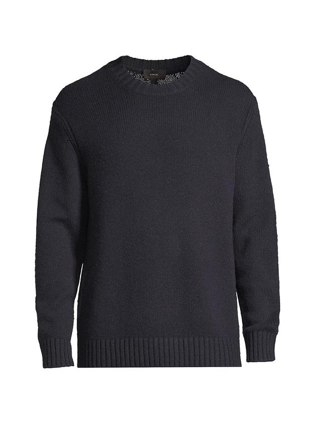 Mens Wool-Cashmere Relaxed-Fit Sweater Product Image