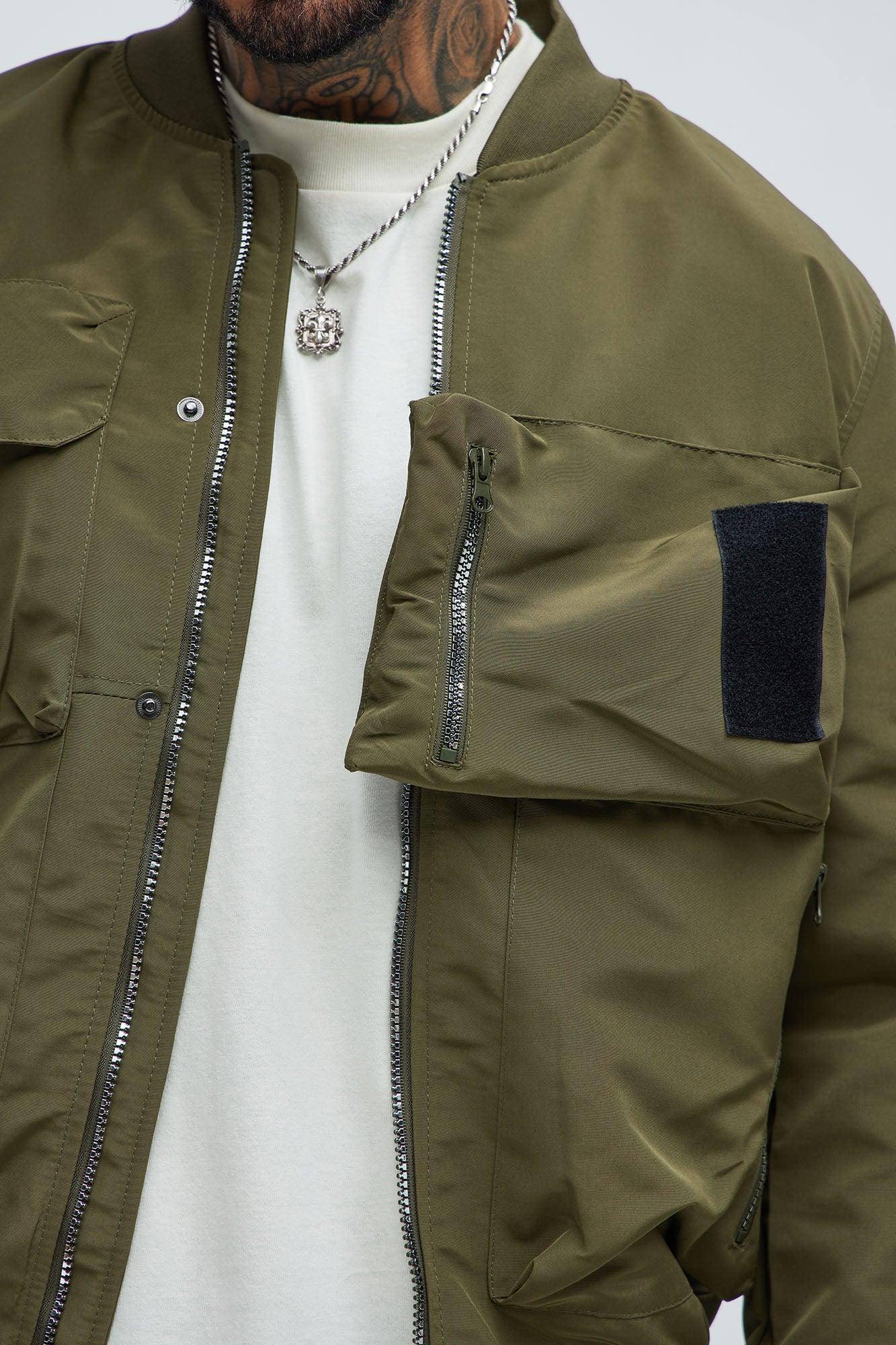 Off To Work Lightweight Bomber - Olive Product Image