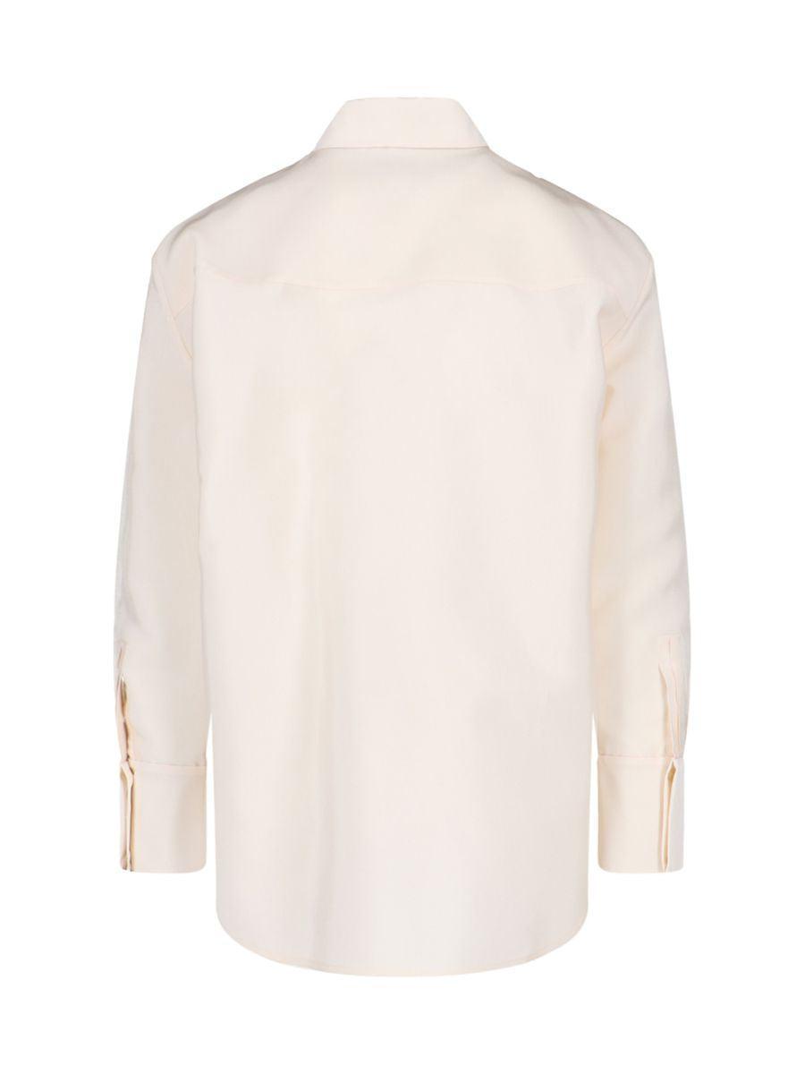 Oversized Shirt In Cream Product Image