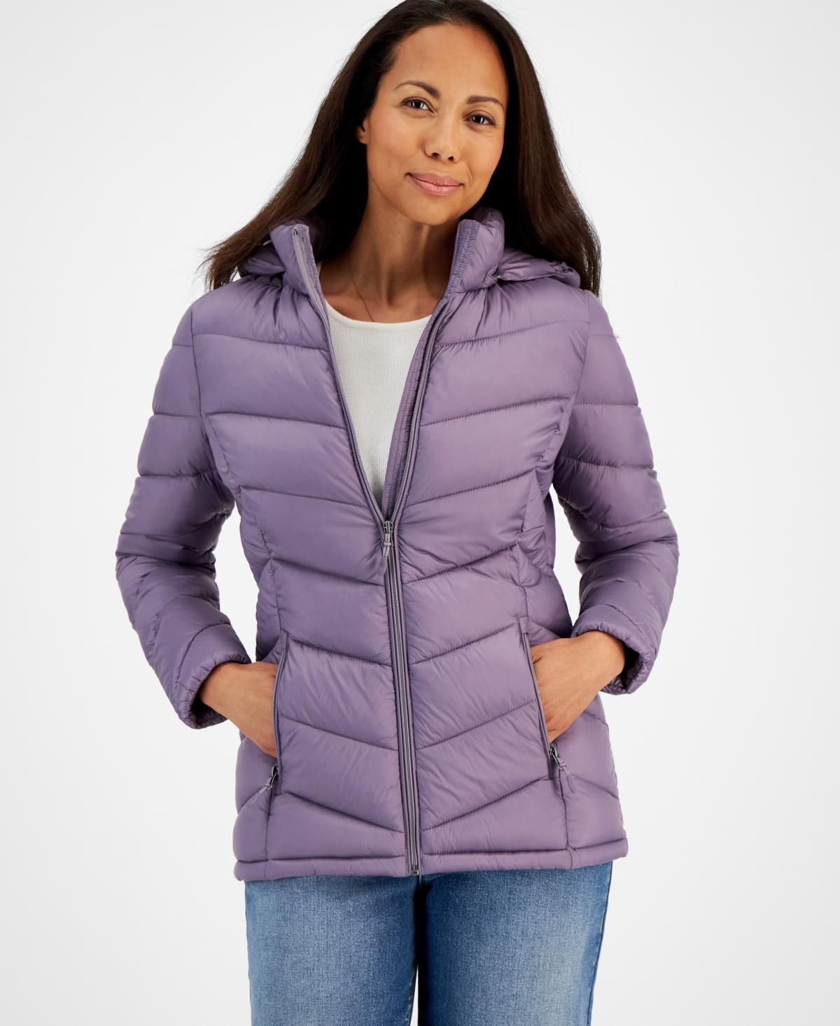 Charter Club Womens Packable Hooded Puffer Coat, Created for Macys Product Image