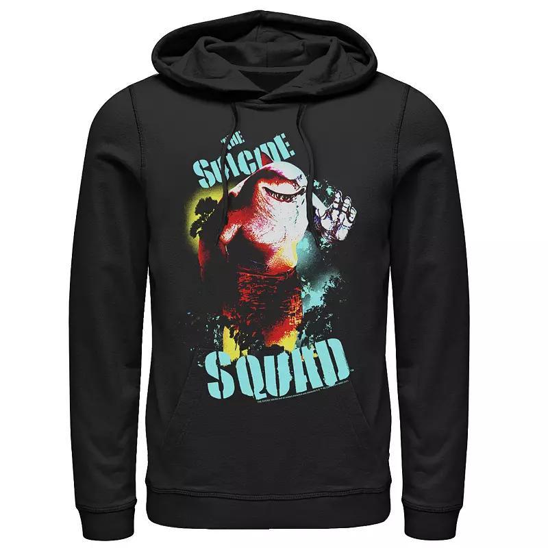 Mens The Suicide Squad King Shark Poster Hoodie, Boys Product Image