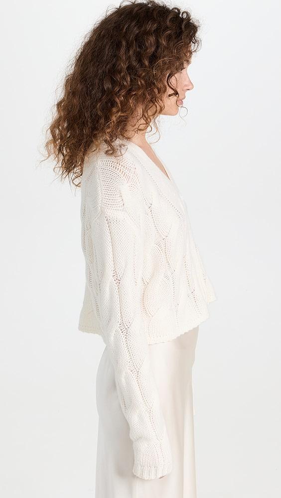 Sablyn Cashmere Cable Knit Cardigan | Shopbop Product Image