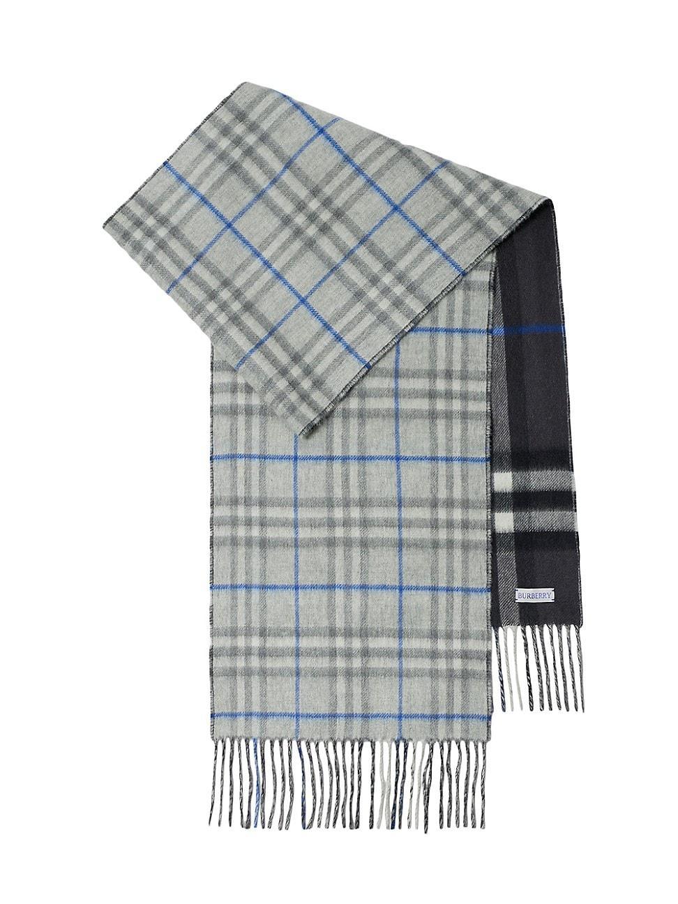 Men's Cashmere Reversible Giant Check Scarf Product Image