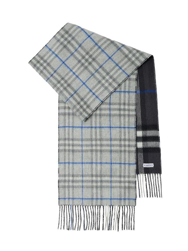 Men's Cashmere Reversible Giant Check Scarf Product Image