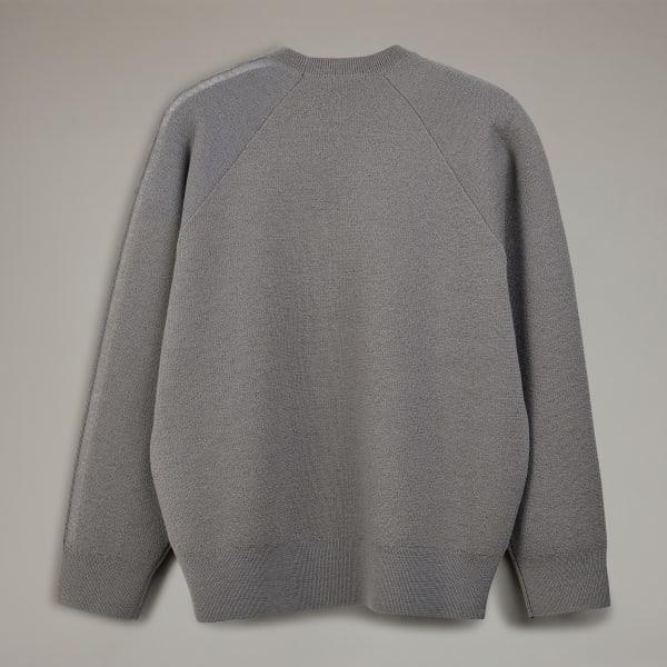 Y-3 Logo Knit Crew Sweatshirt Product Image