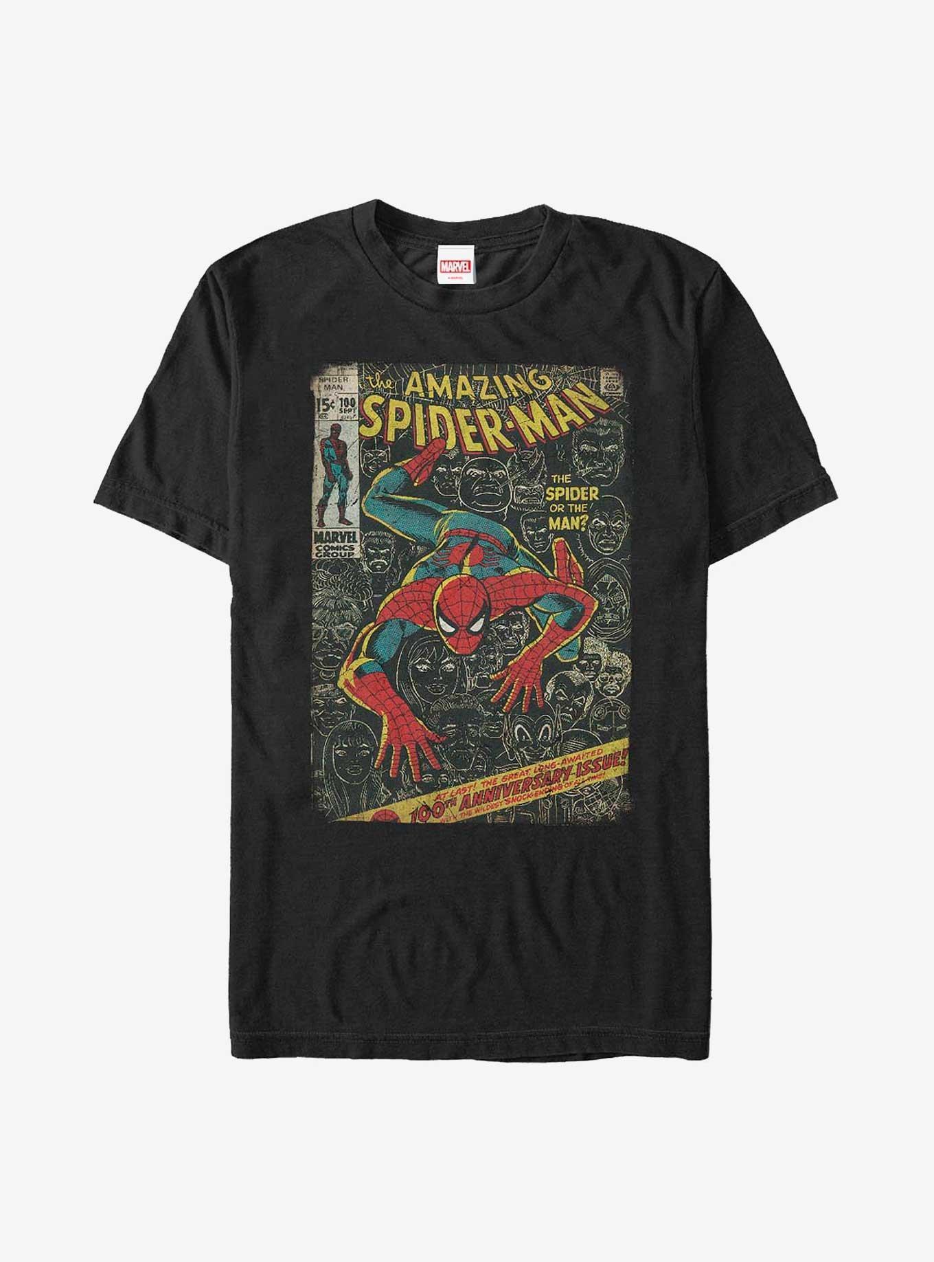 Marvel Spider-Man Comic Book Cover Extra Soft T-Shirt Product Image