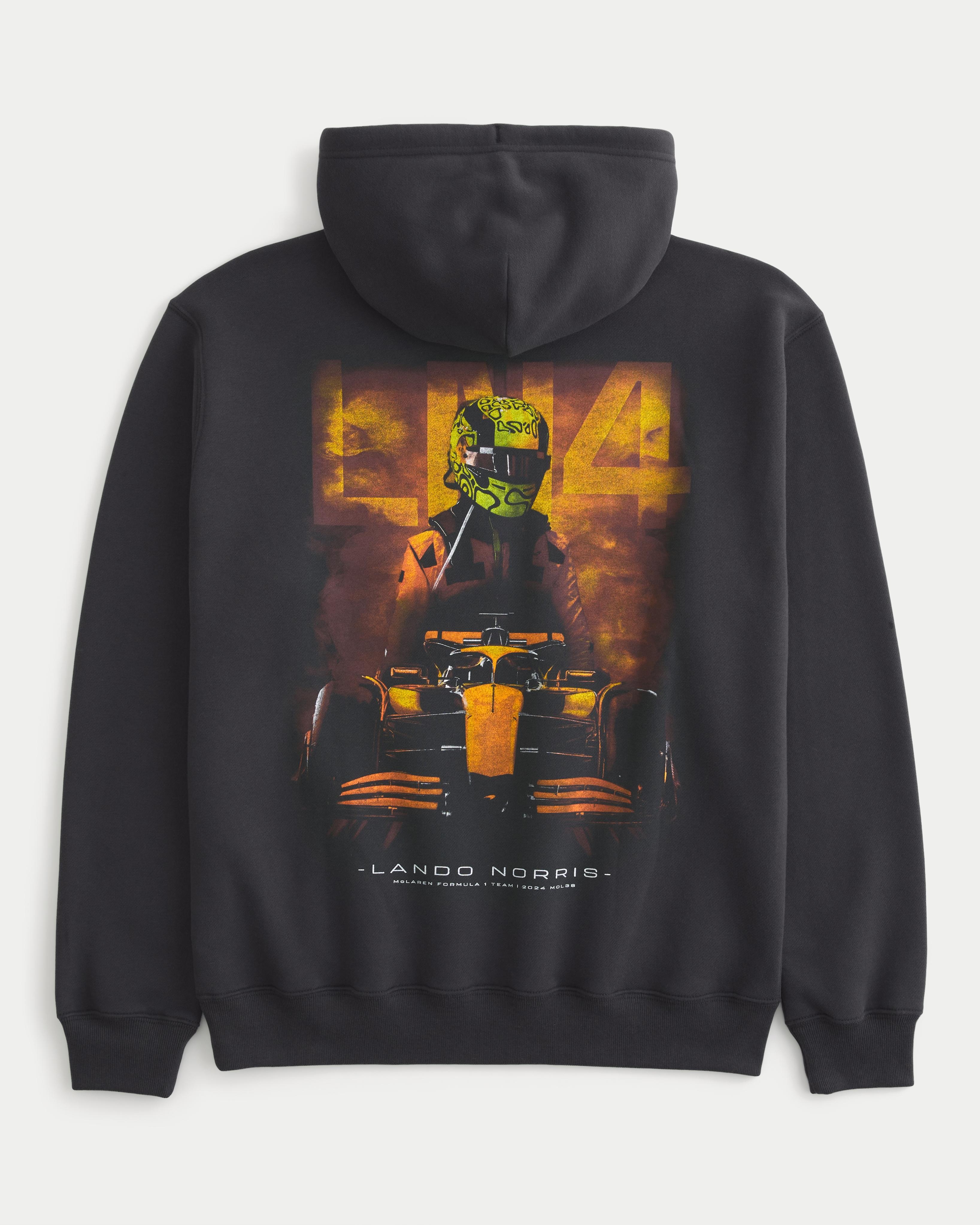 Relaxed McLaren Lando Norris Graphic Hoodie Product Image