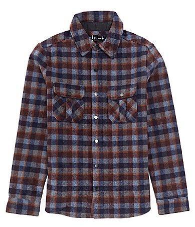 SmartWool Anchor Line Plaid Recycled Brushed Wool Fleece Shirt Jacket Product Image