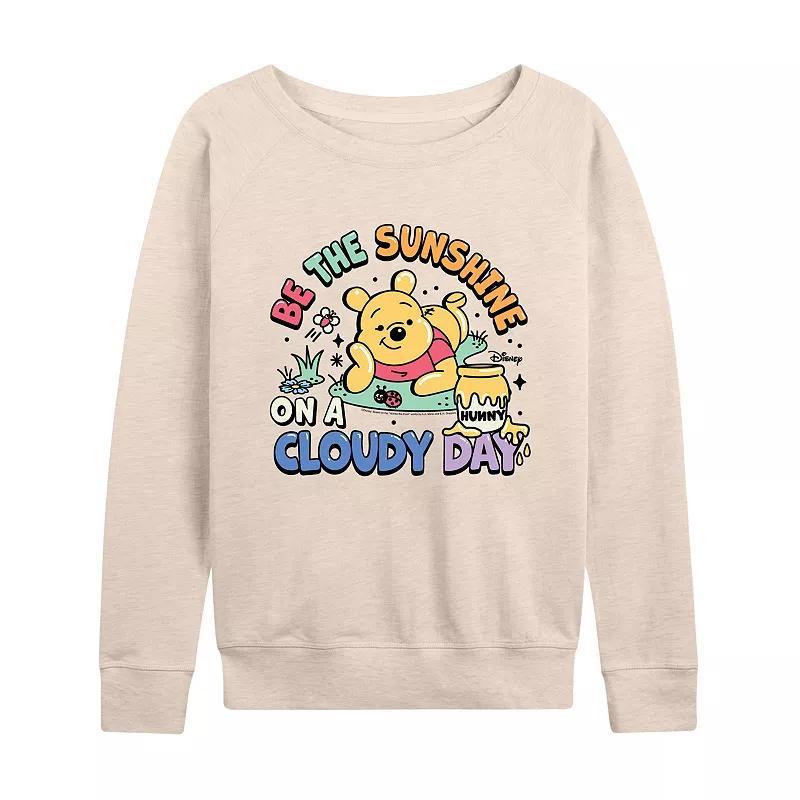 Disneys Winnie the Pooh Womens Be The Sunshine Lightweight French Terry Sweatshirt, Girls product image