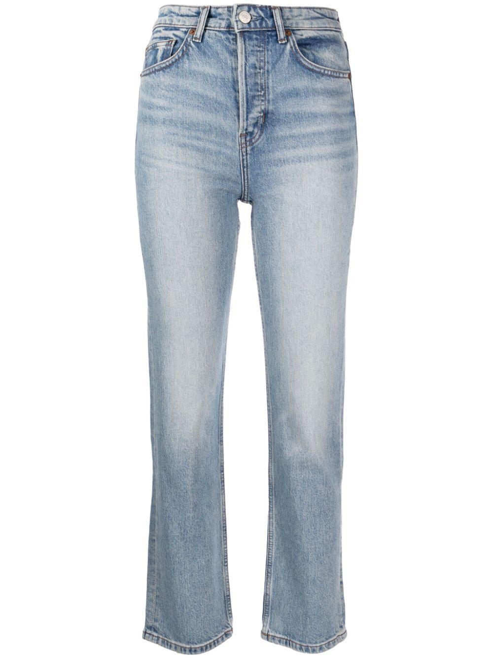 Slim-legged Cropped Jeans In Blue product image