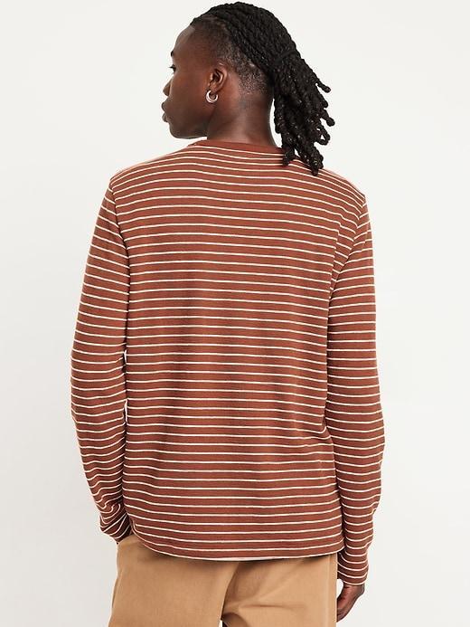 Textured Long-Sleeve T-Shirt Product Image