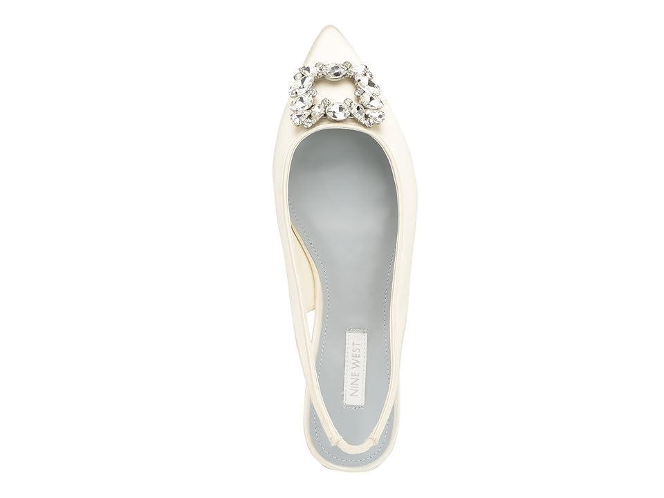 Nine West Blingy 7 (Ivory Satin) Women's Shoes Product Image