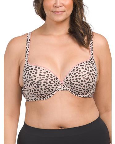 Full Figure Sensational Seamless Plunge Contour Bra for Women | Polyester/Elastane Product Image