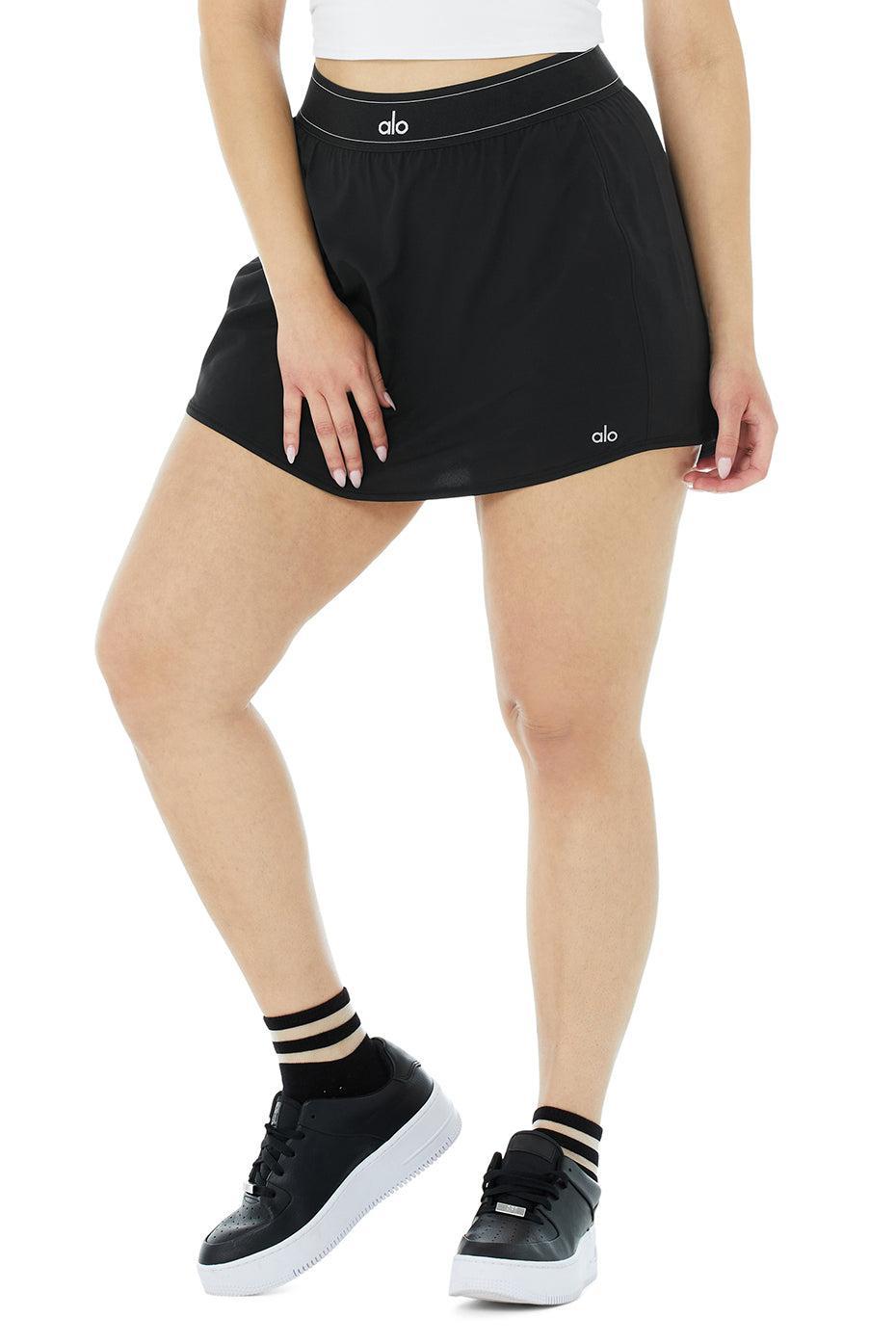 Match Point Tennis Skirt - Black Product Image