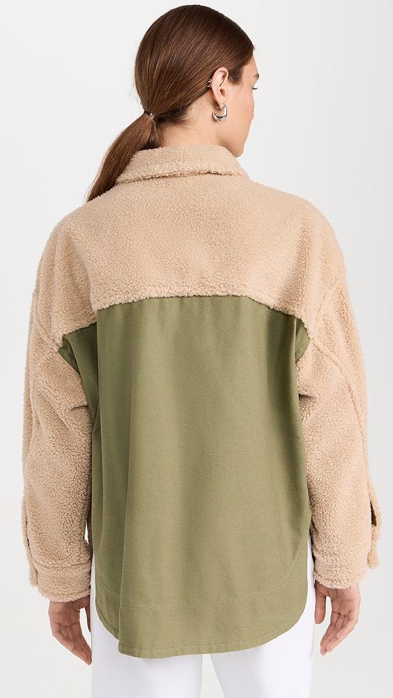 Marissa Webb Amari Sherpa Twill Jacket | Shopbop Product Image