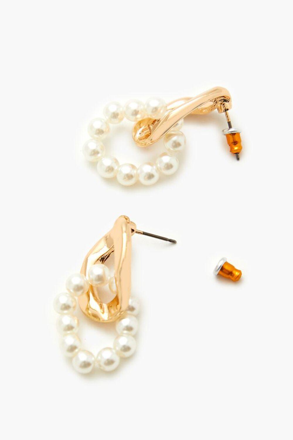 Faux Pearl Chain Drop Earrings | Forever 21 Product Image