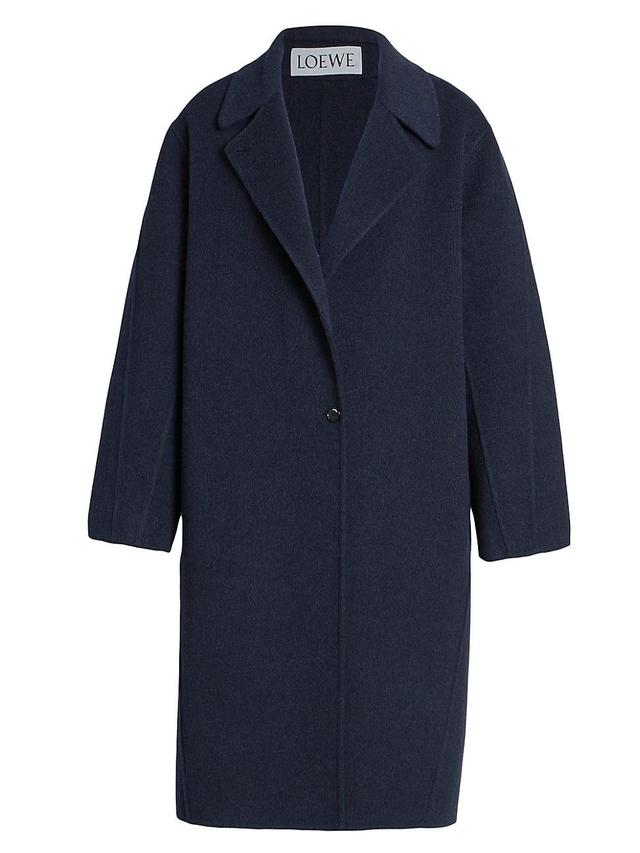 Womens Wool-Cashmere Blend Coat Product Image