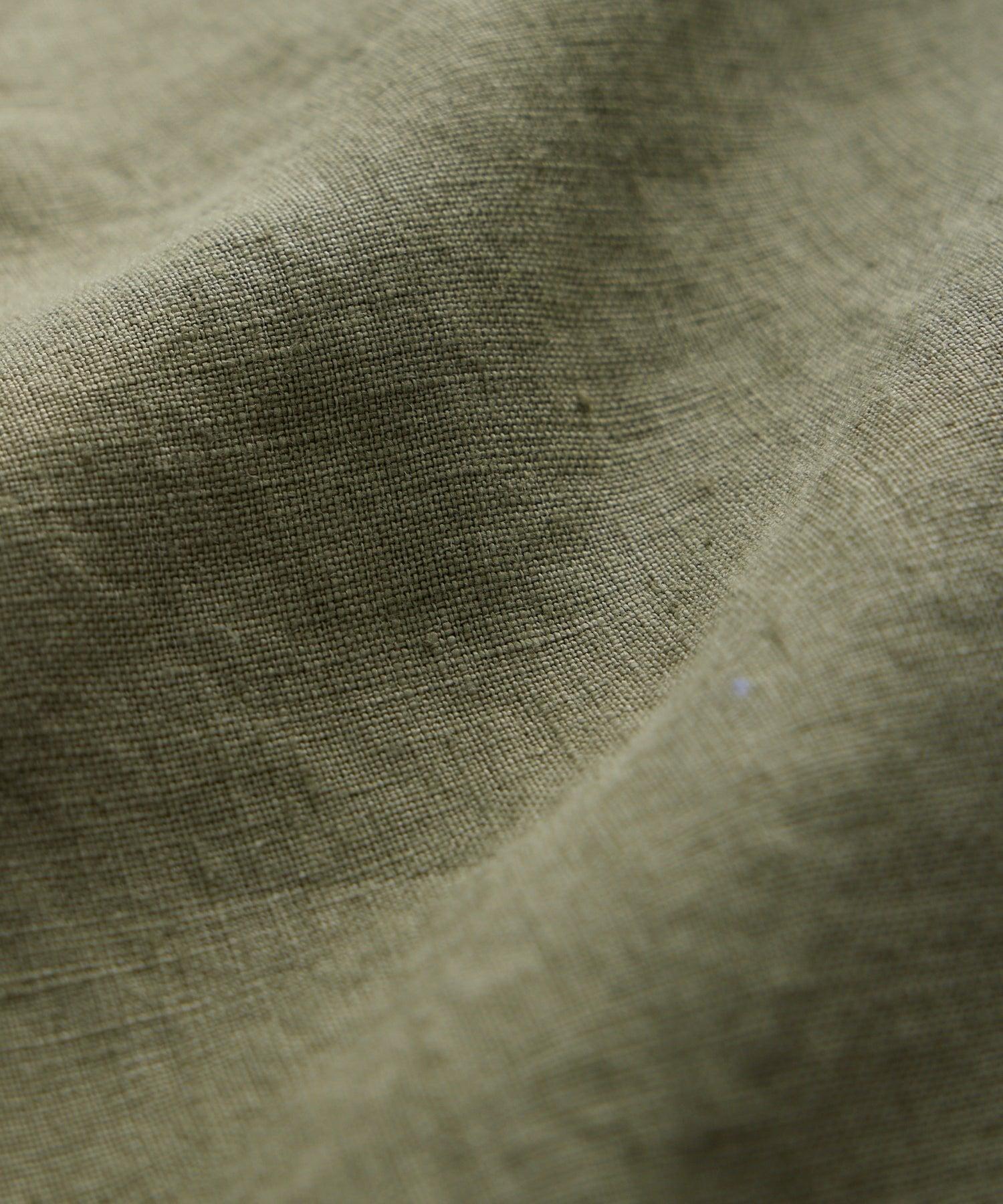 Slim Fit Sea Soft Irish Linen Shirt in Faded Surplus Product Image