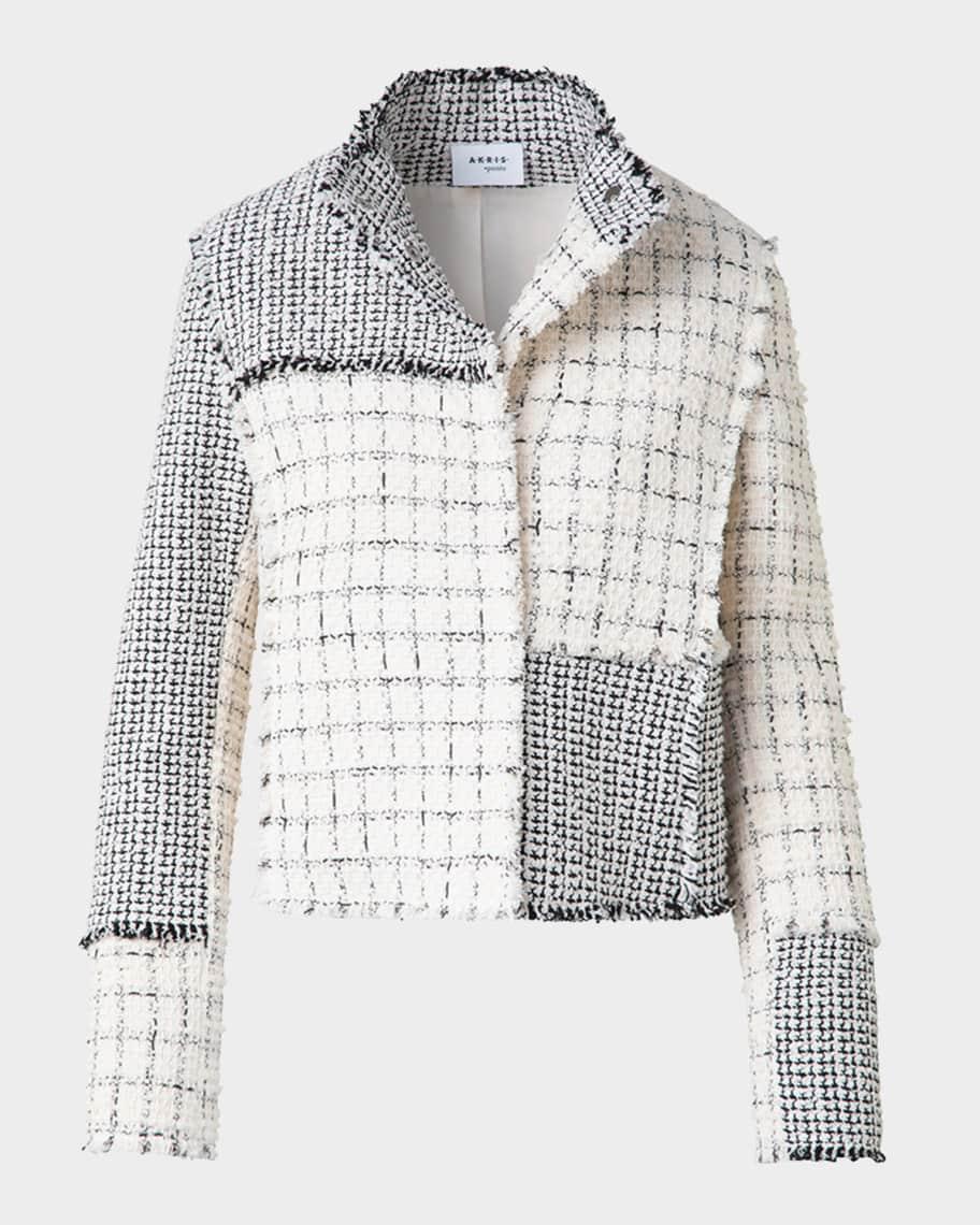 Patchwork Check Tweed Jacket Product Image