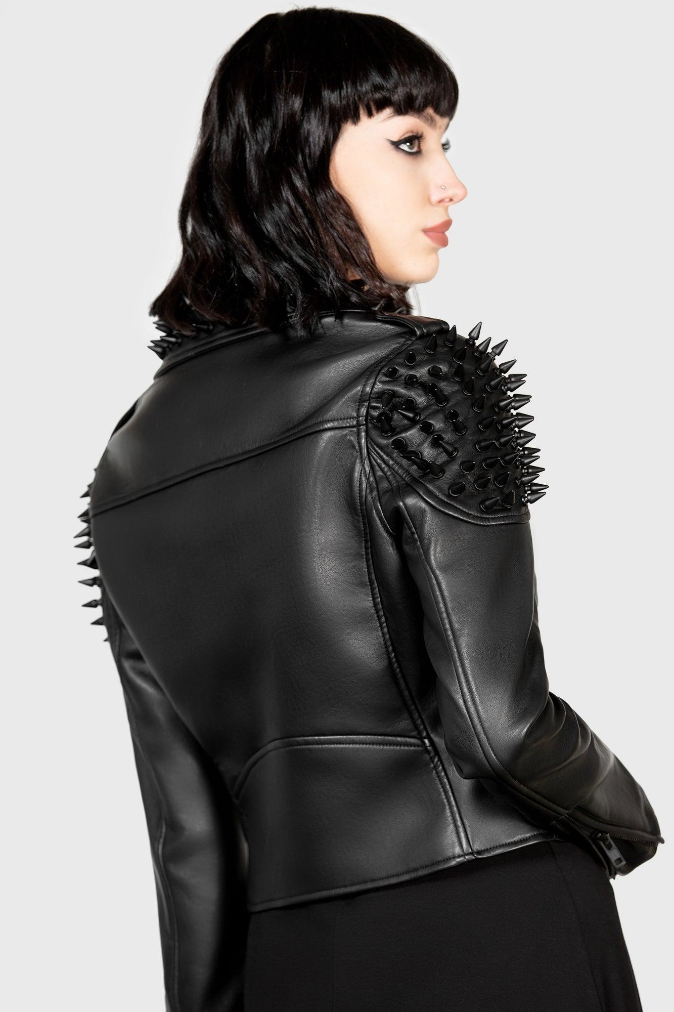 Black Magic Biker Jacket Female Product Image