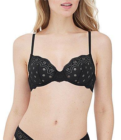 Skarlett Blue Smitten Underwire Eyelet Lace Demi Bra Product Image