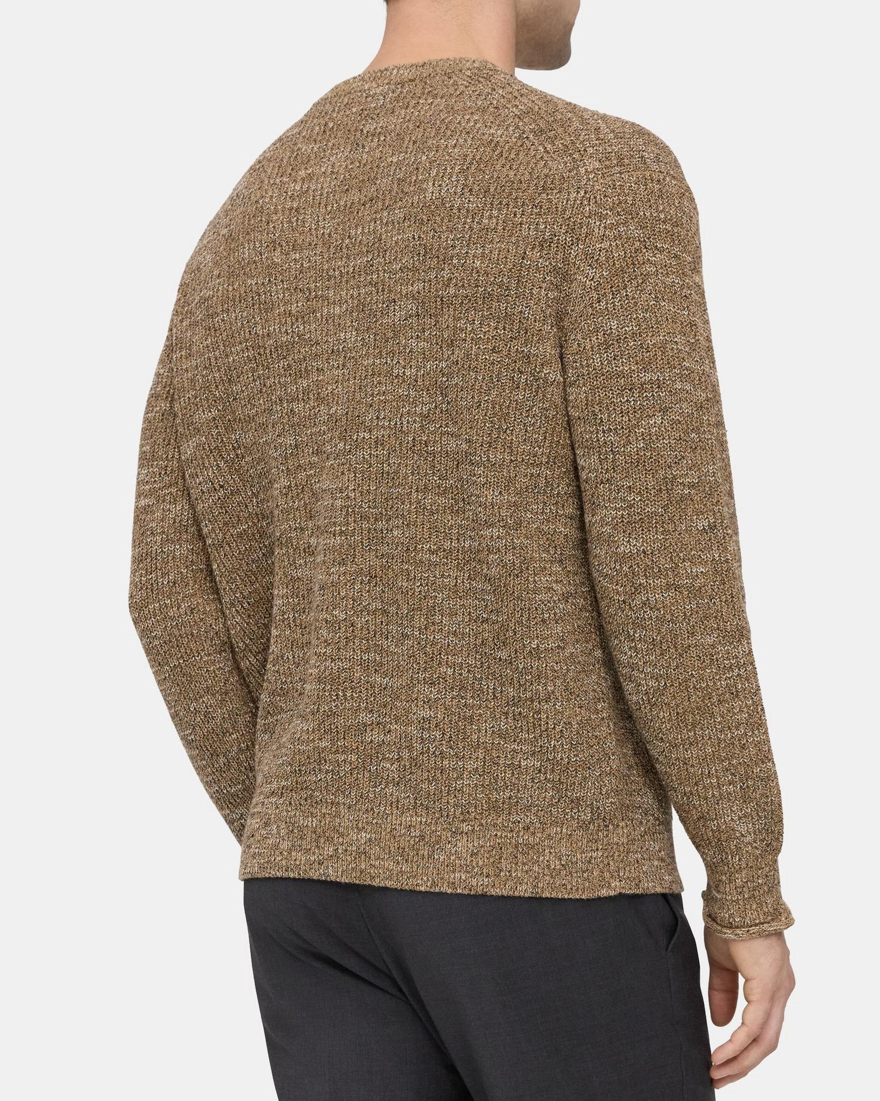 Crewneck Sweater in Tweed Knit Product Image