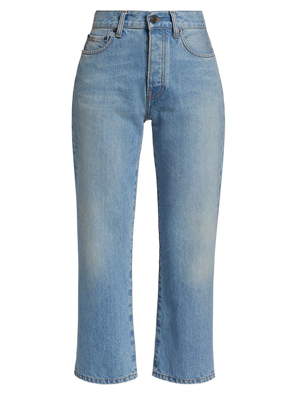 Womens Lesley High-Rise Crop Jeans Product Image